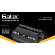 Rouleau vibrant hydraulique CANGEO ROLLER VRM et VRM MF - lisse ou pieds dameurs