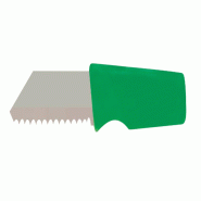 Schneider - Couteau à pain à bord dentelé, neutre, manche plastique vert, longueur totale environ 18,5 cm - vert acier 260964