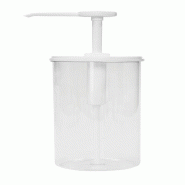 Schneider - Distributeur doseur, rond, 2200 ml - transparent plastique 152924 Schneider - Distributeur doseur, rond, 2200 ml - transparent plastique 152924