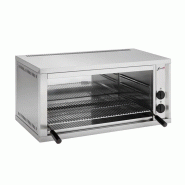 SOFRACA Salamandre électrique fermée PRO, 2 zones de chauffe, résistances blindées, 4000 W, 400 V - TRI - 3701188039604
