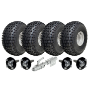 22x11.00-8 Knobby ATV Quad Trailer Kit Wheels Axles Swivel Hitch Max Load 620kgs 22x11.00-8 Knobby ATV Quad Trailer Kit Wheels Axles Swivel Hitch Max Load 620kgs
