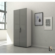 Armoire haute à portes battantes Luxury - Ofitres - Alu