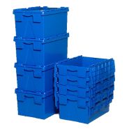 BL-6431 - Bac Plastique à couvercle intégré 600x400 BL-6431 - Bac Plastique à couvercle intégré 600x400