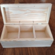 Boîte de rangement - Boîte à thé/infusions - 3 compartiments - 213 x 95 x 83 mm - REF 389091 Boîte de rangement - Boîte à thé/infusions - 3 compartiments - 213 x 95 x 83 mm - REF 389091
