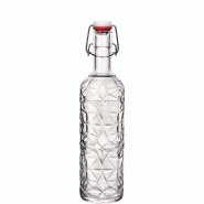 Bormioli Rocco Oriente Bouteille à étrier 100cl - 6 pièces - transparent 320268MQD121990