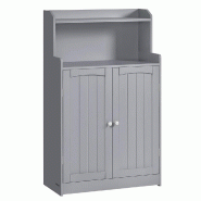 Helloshop26 - Meuble de salle de bain meuble de rangement armoire 2 portes 2 étagères réglables pour salle à manger cuisine salon 30 12_0006480 -