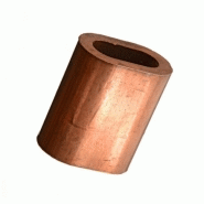 Manchon cuivre pour câble inox ø 1,5mm sachet de 10 pièces