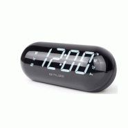 MUSE Le Radio Réveil Blanc M-19GL - noir 3700460208967