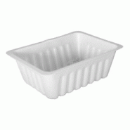 Packnwood FHC - 2 000Pcs - Barquette plastique PS translucide rectangulaire 111x87x43mm 250ml - transparent plastique FHC209BT251 Packnwood FHC - 2 000Pcs - Barquette plastique PS translucide rectangulaire 111x87x43mm 250ml - transparent plastique FHC209BT251