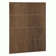 Panneau rainuré R30 L90xP120cm épaisseur 18mm - chêne tabac