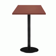 RestooTab - Mange-debout Rome 60x60cm rosso jaipur fenix - rouge Bois manufacturé TB-ROMFF-6060M-ROSS.J