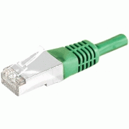 Cordon rj45 catégorie 5e f/utp vert - 2 m 854115