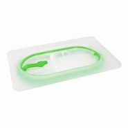 Couvercle Polypropylène étanche GN 1/9 - HACCP Vert - Gastroland - vert plastique polypropylène 3701666009211