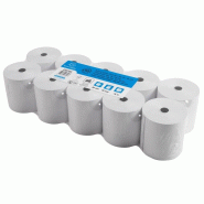 Exacompta Lot de 30 Bobine papier thermique pour caisse - larg. 80mm / diam. 80mm, sans BPA - 3130631438167