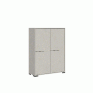 Itamoby Buffet Haut Lumina Panneaux Écologiques L.90 P.35 H.120 cm 4 Portes Pousse-Lâche Made in Italy FSC - gris VEMA4ALLUMINA-CH Itamoby Buffet Haut Lumina Panneaux Écologiques L.90 P.35 H.120 cm 4 Portes Pousse-Lâche Made in Italy FSC - gris VEMA4ALLUMINA-CH