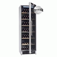 LA SOMMELIERE - Cave à vin de vieillissement et de mise à température multi zone 195 bouteilles VIP185 - Porte vitrée réversible - 6 clayettes bois - Inox - Classe G LA SOMMELIERE - Cave à vin de vieillissement et de mise à température multi zone 195 bouteilles VIP185 - Porte vitrée réversible - 6 clayettes bois - Inox - Classe G