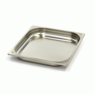 Maxima Récipient gastronorm - 2/3 GN - profondeur 4 cm - acier inoxydable – 35.3 × 32.5 × 4 cm - AKS-09367564