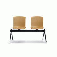 Chaises sur poutre Glove en plastique et structure aluminium Chaises sur poutre Glove en plastique et structure aluminium