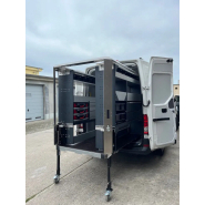 Module Atelier 3,5T PREMIUM - 1 étagère de stockage -  5 tiroirs -  2 rayonnages pour box de stockage