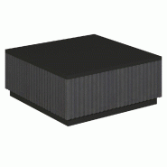 Podium pour mannequins Vertigo T01 MDF noir et noir 60x60x25cm