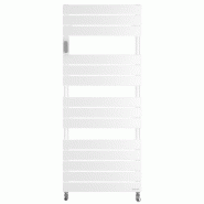 Sèche-serviettes Adélis eau chaude 491W blanc brillant racc. Sur collecteurs - Atlantic - 861948_0