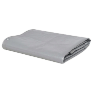 Vidaxl bâche 650 g / m² 3x3 m gris 43809