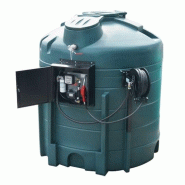Cuve à fioul 5000L EROLL - double paroi, pompe 56L/min, enrouleur 13m, jauge ultrasonique