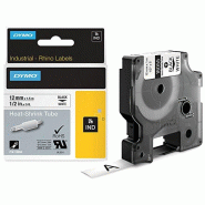 DYMO RHINO Tube thermorétractable noir/jaune, 19 mm x 1,5 m - 0071701180582