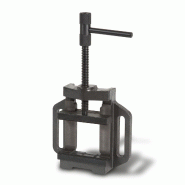 EBERTH Etau pour perceuse en fonte grise et acier, Largeur des mâchoires 100mm, Largeur de serrage maximale 89mm - noir fonte BV3-100F