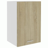 Helloshop26 - Armoire suspendue Lyon cuisine moderne 39,5 x 31 x 60 cm rangement fonctionnel en bois d'ingénierie chêne sonoma 02_0047673 - Bois mas