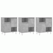 Helloshop26 - Buffet bahut commode armoire meuble de rangement organisateur cuisine salle de séjour salons 3 pcs bois d'ingénierie 02_0037133 - 3000 Helloshop26 - Buffet bahut commode armoire meuble de rangement organisateur cuisine salle de séjour salons 3 pcs bois d'ingénierie 02_0037133 - 3000