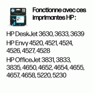 HP 302 Cartouche dencre noire authentique