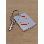 Porte-clés en plexiglass transparent - SIMPLY-MINI