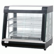 Romux® Vitrine Chauffante 3 Niveaux - 60 cm - 110 L - Température 30/85°C - 1100 W - Acier Inoxydable et Verre - Éclairage LED - Thermostat Dixell Romux® Vitrine Chauffante 3 Niveaux - 60 cm - 110 L - Température 30/85°C - 1100 W - Acier Inoxydable et Verre - Éclairage LED - Thermostat Dixell