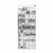 Sachet burger en papier et alum Parole 9+4x22cm - par 500