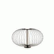 Stones Mizar - Lampe de Table à LED en Acier Blanc - blanc 8051361821584