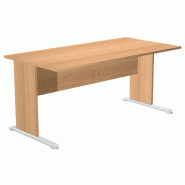Bureau droit pied panneau en 