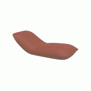 Chaise longue design PILLOW - argile