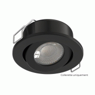 Collerette Ronde Noir Mat pour COMA - TB102MB - SOLUM Collerette Ronde Noir Mat pour COMA - TB102MB - SOLUM