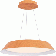 COSTWAY Plafonnier LED 21 W, Plafonnier Économique avec Cadre Métallique à Grain de Bois - orange QG32330PQ-ZM COSTWAY Plafonnier LED 21 W, Plafonnier Économique avec Cadre Métallique à Grain de Bois - orange QG32330PQ-ZM