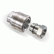 Coupleur passage libre femelle - Acier - FG 1/4' - DN10 - LA0701100