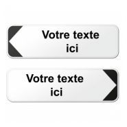 Ena0702 - panneau directionnel - toutelasignaletique - hauteur de 250mm Ena0702 - panneau directionnel - toutelasignaletique - hauteur de 250mm
