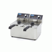Maxima Friteuse - 2 x 4 L - 2 paniers - jusqu'à 1,5 kg de frites – 45 × 38.5 × 31.5 cm – 5000 W - AKS-09365212