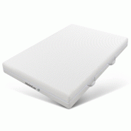 Merax Matelas mousse froide Matelas mousse confort 7 zones, hauteur 20 cm, matelas H3 H2 180x200 cm Ergonomique avec poignées - blanc multi-matériau