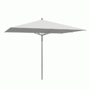 Parasol pour terrasse Pro Moorea rect.300x250cm - armature+toile+housse-blanc