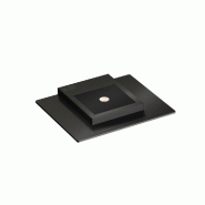 Pla Nera - Applique Murale Led 35W Avec Interrupteur Cct, 2700 K/3200 K/4000K, Aluminium, Éclairage Haut - Beneito & Faure - noir 8436590213360