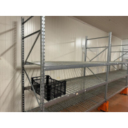 Rayonnage semi-lourd pour le stockage de pneus, cartons, pièces détachées, caisses - Capacité 350 à 1400 kg par niveau