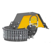 Rogneuse de souche hydraulique avec lame en carbone