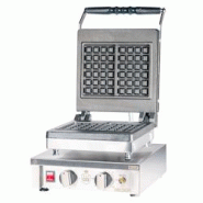 Romux® Gaufrier Électrique Professionnel Simple de Table en Acier Inox - 33x33 cm - Plaques en Fonte Antiadhésives - 4 Gaufres Carrées - 2000 W Romux® Gaufrier Électrique Professionnel Simple de Table en Acier Inox - 33x33 cm - Plaques en Fonte Antiadhésives - 4 Gaufres Carrées - 2000 W