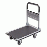 Safetool chariot pliable gris noir capacité 150 kg, porte outils - dim. Déplié : l73 x h83 x p47 cm Safetool chariot pliable gris noir capacité 150 kg, porte outils - dim. Déplié : l73 x h83 x p47 cm